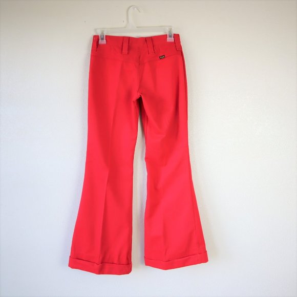 70's Wrangler Low Rise Bell Bottom Trousers - Picture 2 of 5
